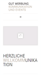 Mobile Screenshot of gut-werbung.ch